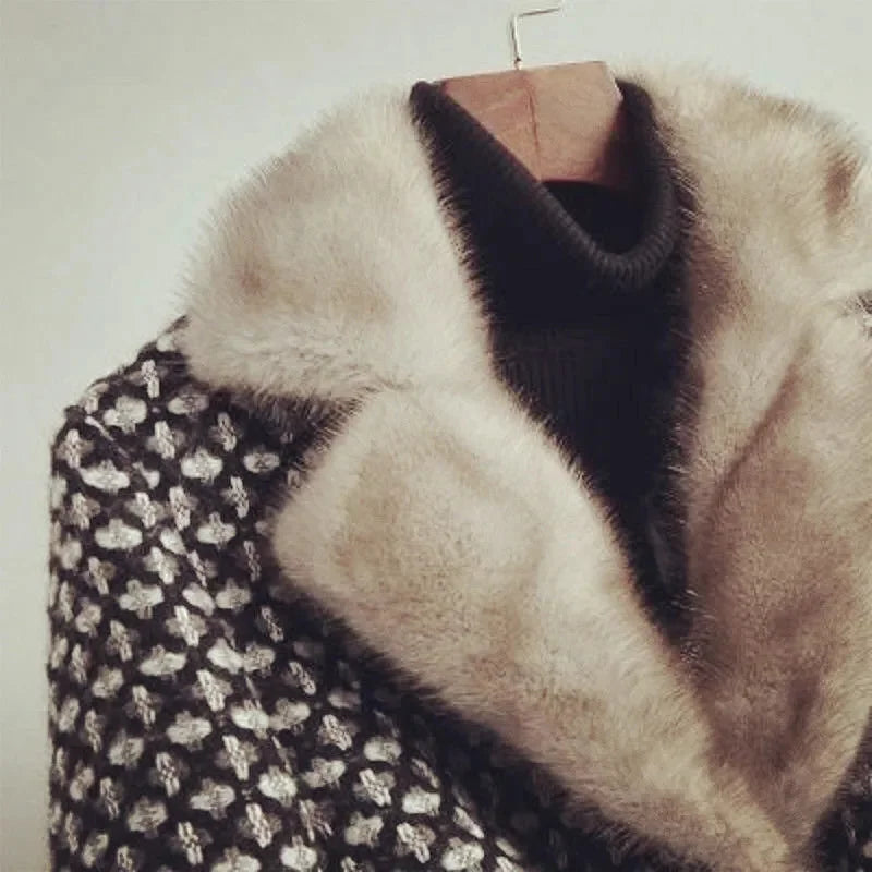 Mink Fur Thick Warm Coat