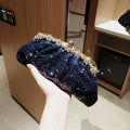 Dark Blue Sequin Purse