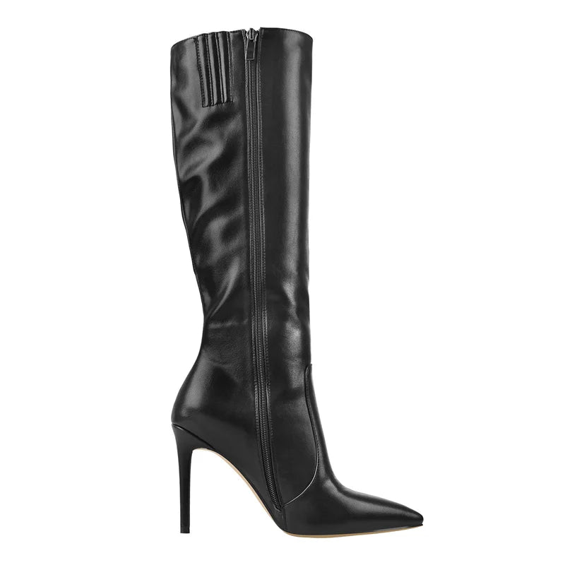 Knee High Boots Stiletto High Heels