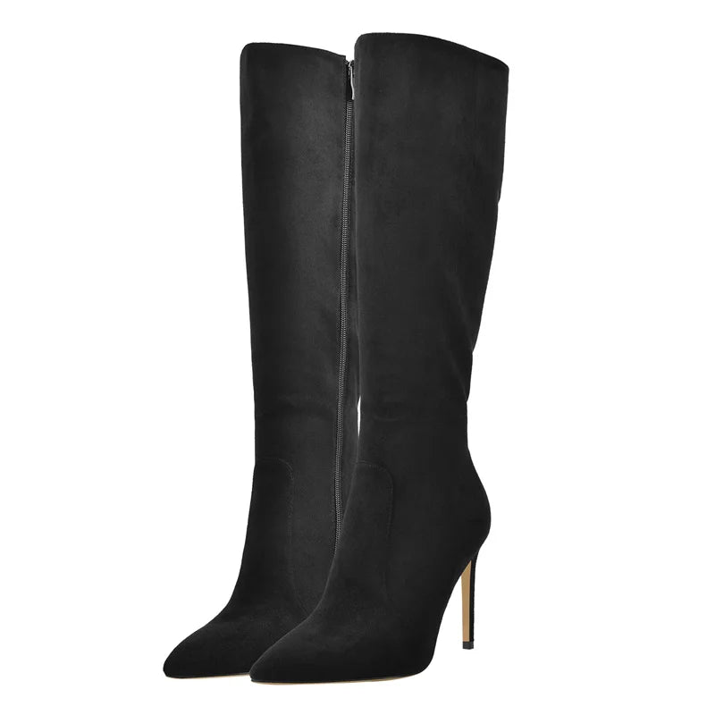 Knee High Boots Stiletto High Heels