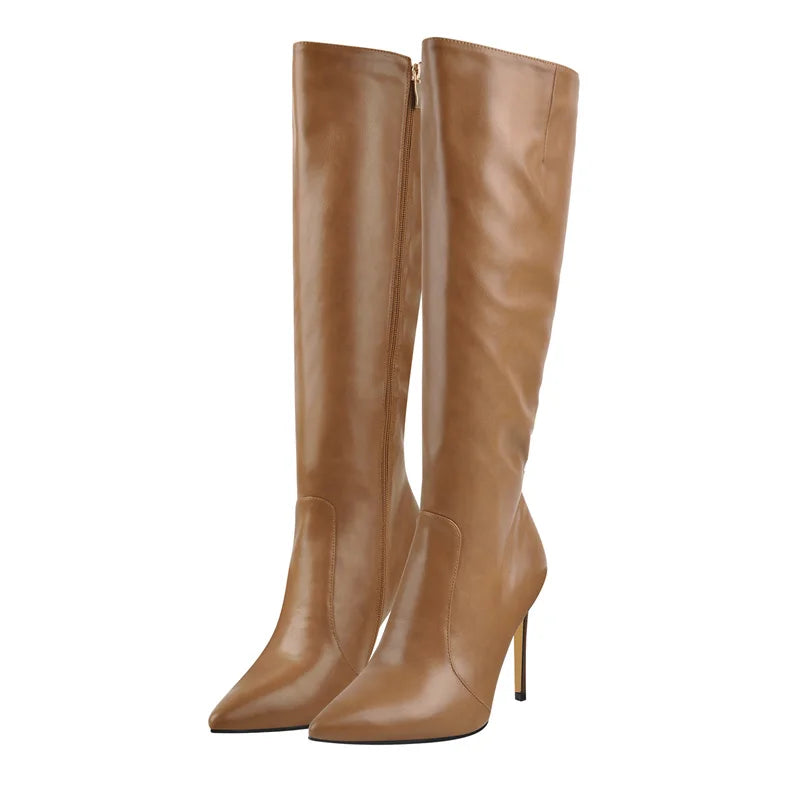 Knee High Boots Stiletto High Heels