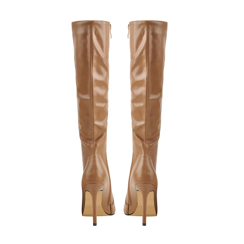 Knee High Boots Stiletto High Heels