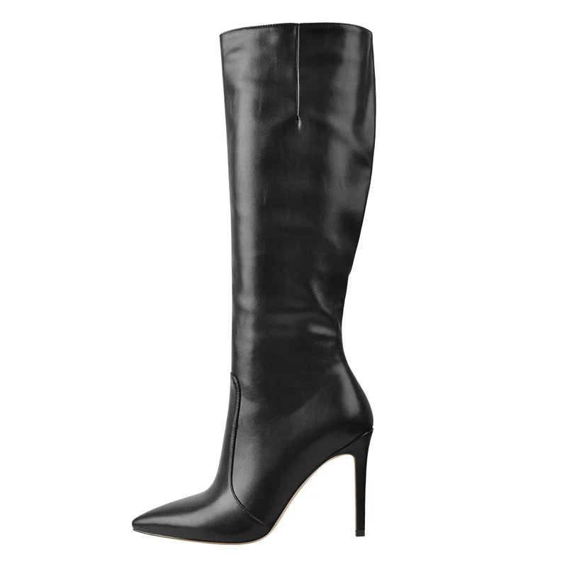 Knee High Boots Stiletto High Heels
