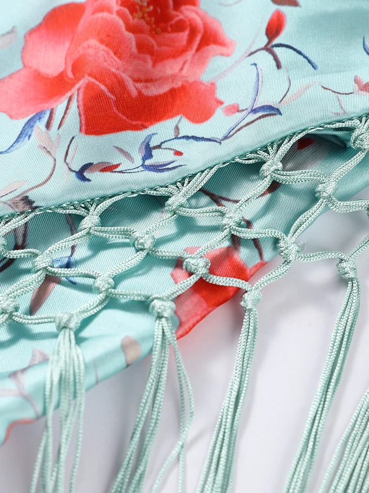 Tassels One-piece Long Dress