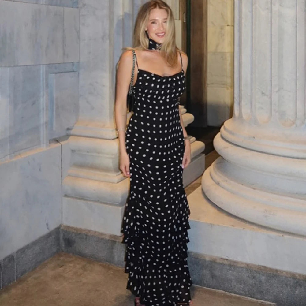 Polka Dot Long Dress