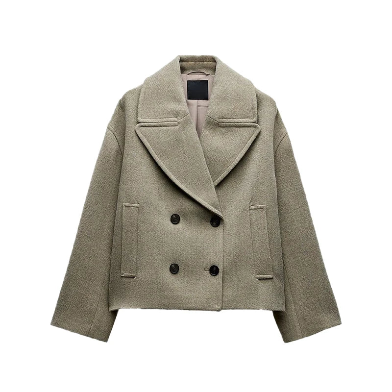 Elegant Wool Overcoat
