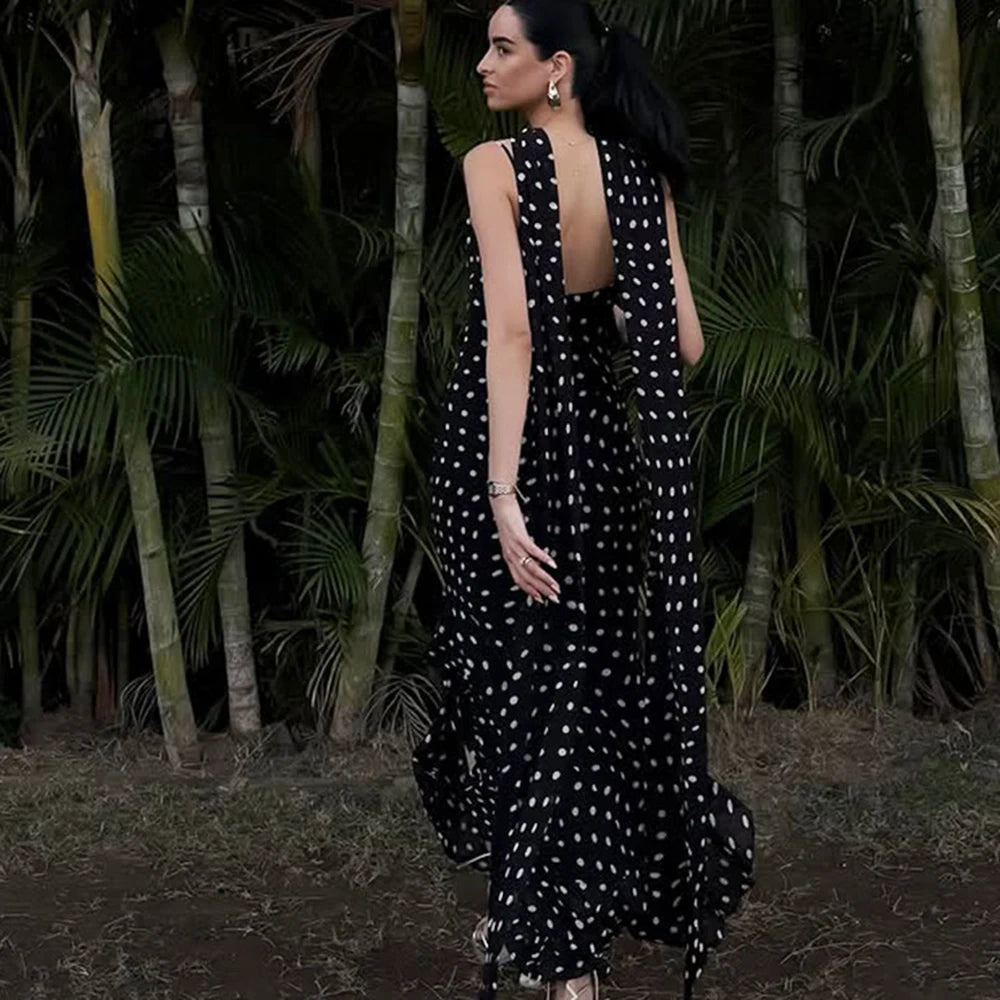 Polka Dot Long Dress