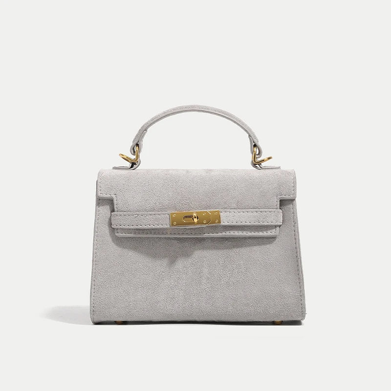 Versatile Suede Shoulder Crossbody Bag