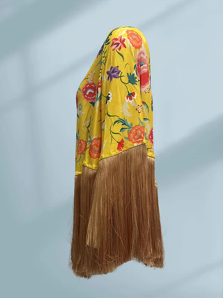 Vintage Floral Tops Bohemian