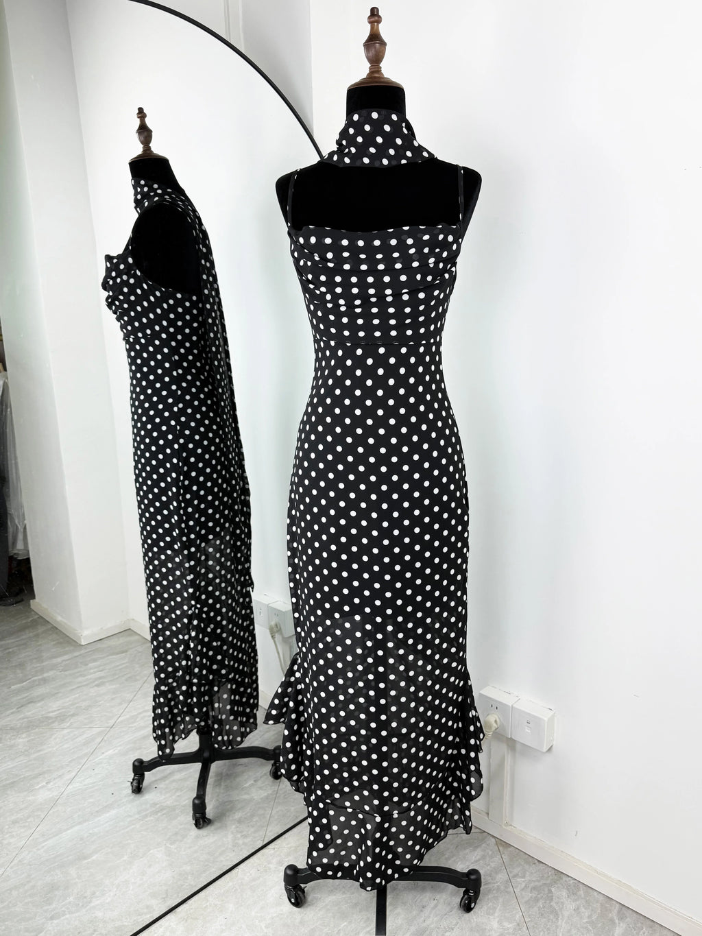 Polka Dot Long Dress