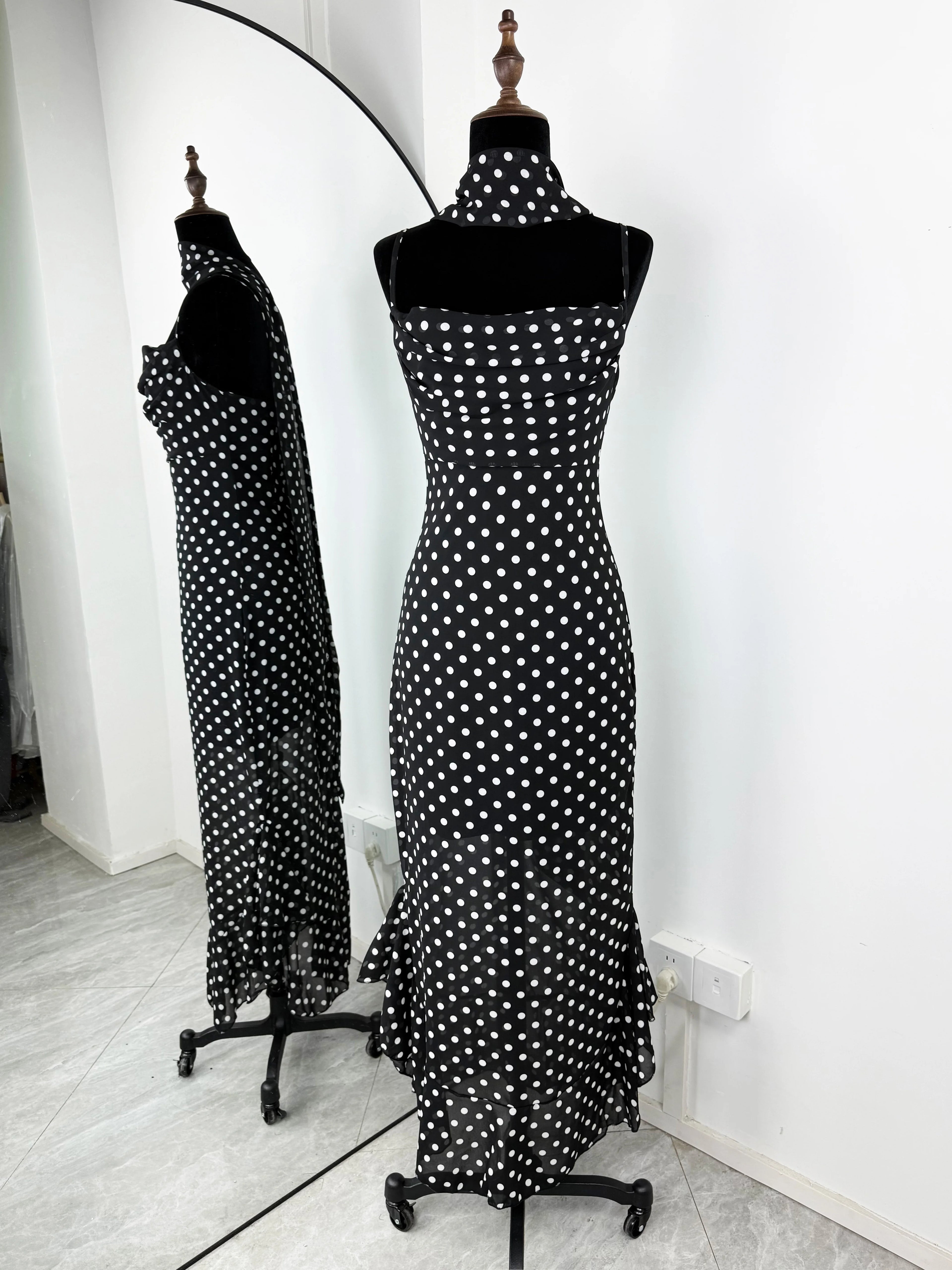Polka Dot Long Dress