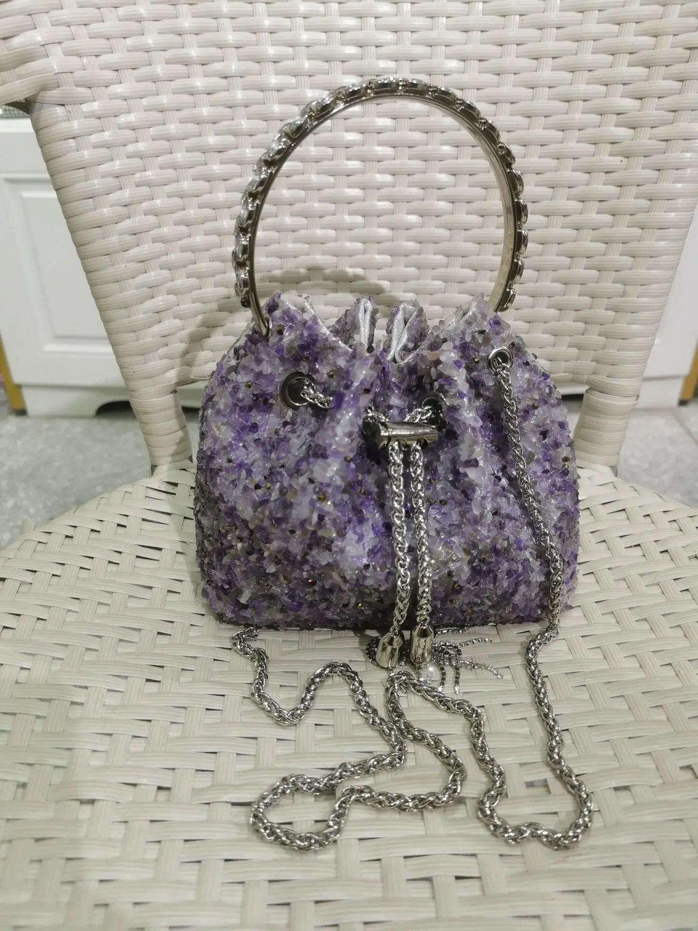 Rhinestone crossbody bag
