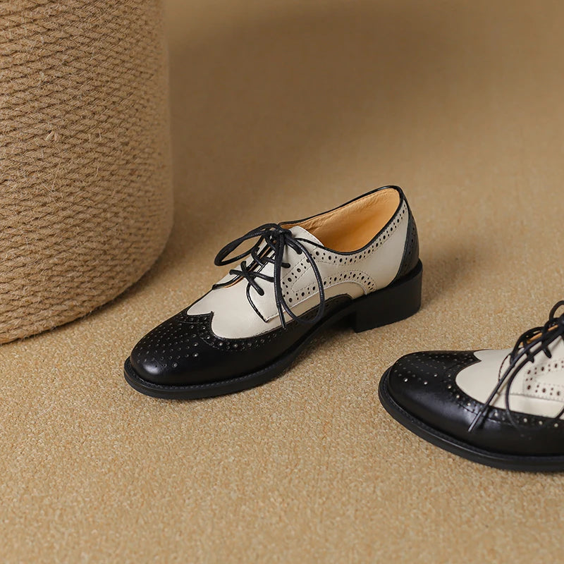 Genuine Leather Oxford Shoes