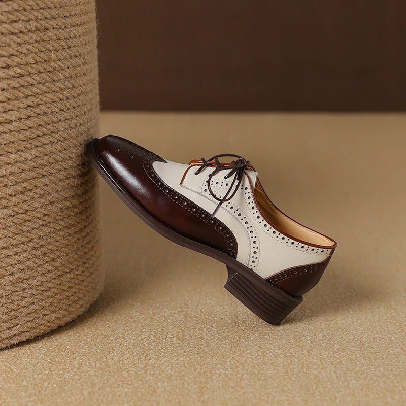 Genuine Leather Oxford Shoes