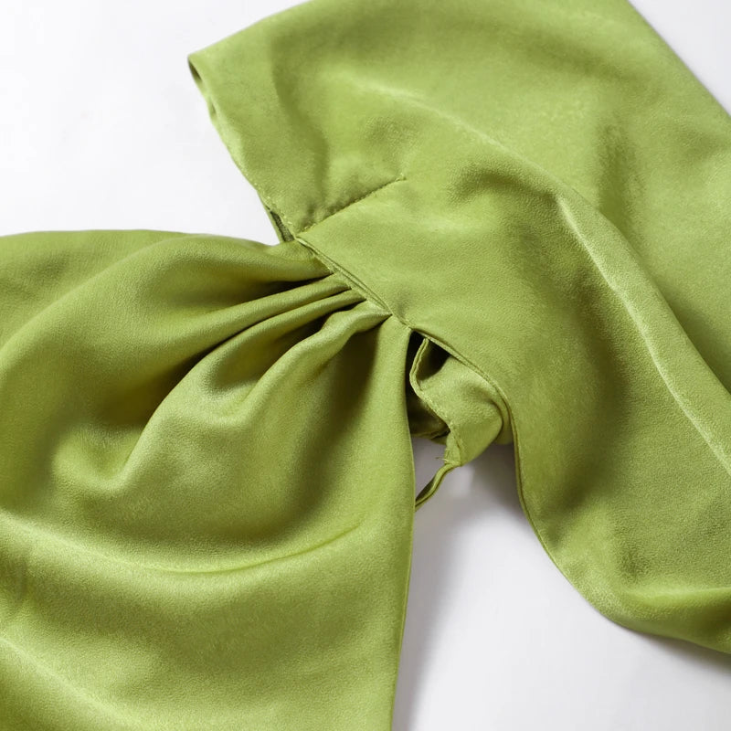 Satin Halter Party Dress