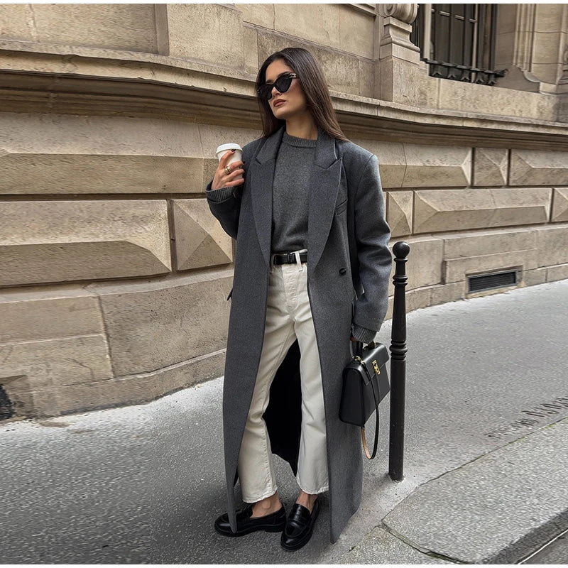 Elegant Wool Overcoat