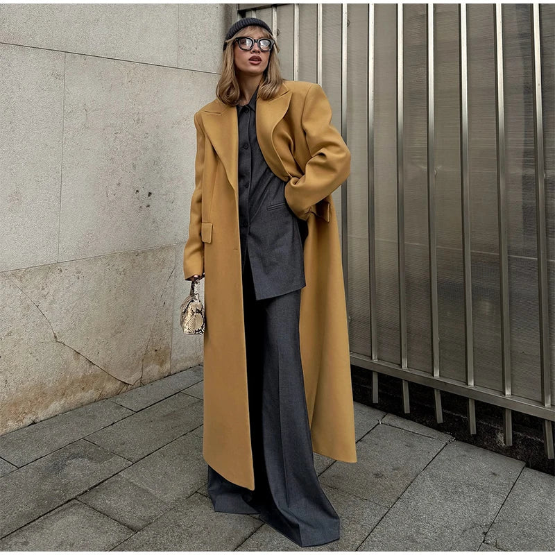 Elegant Wool Overcoat