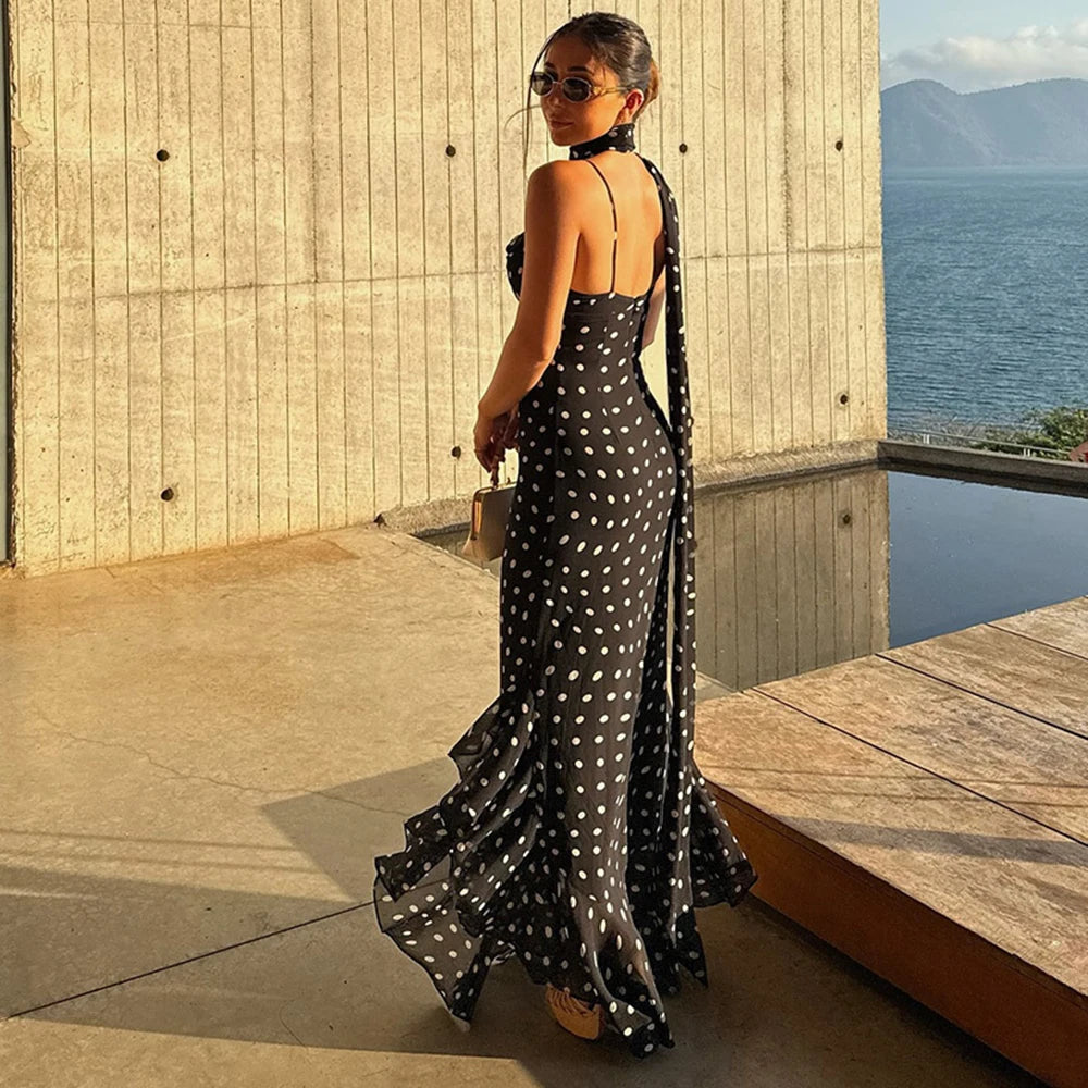 Polka Dot Long Dress