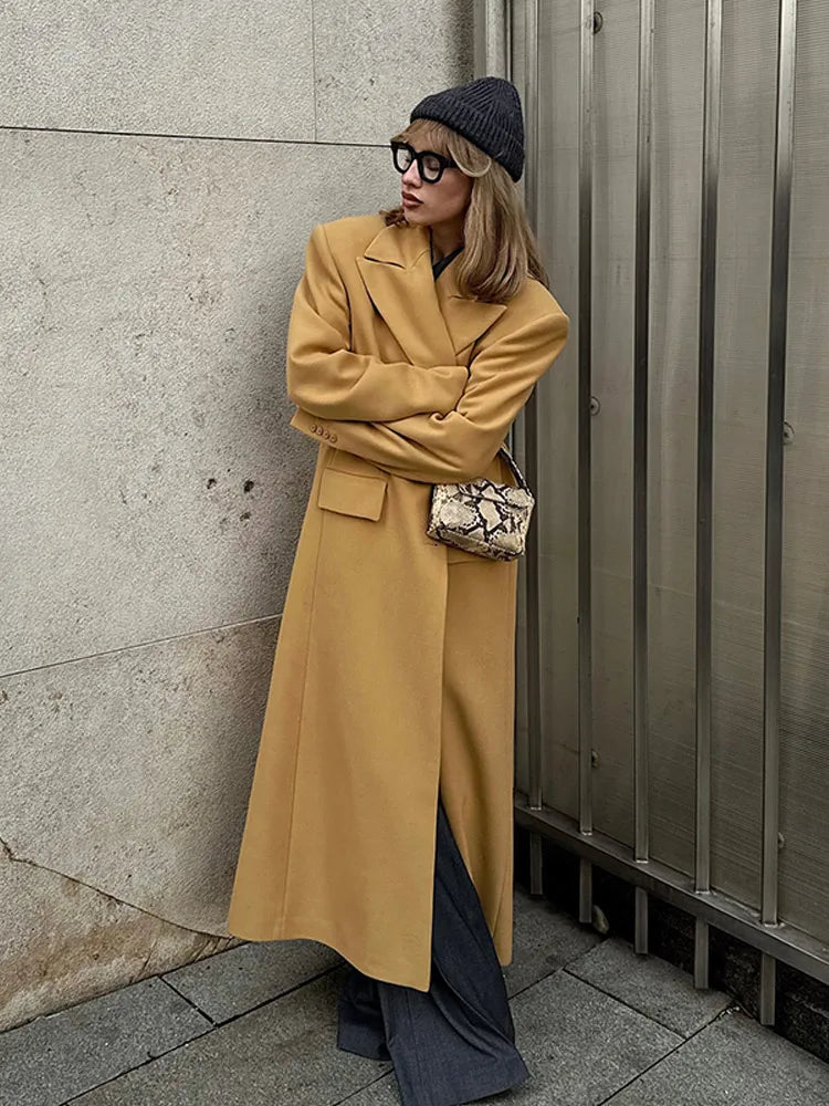Elegant Wool Overcoat