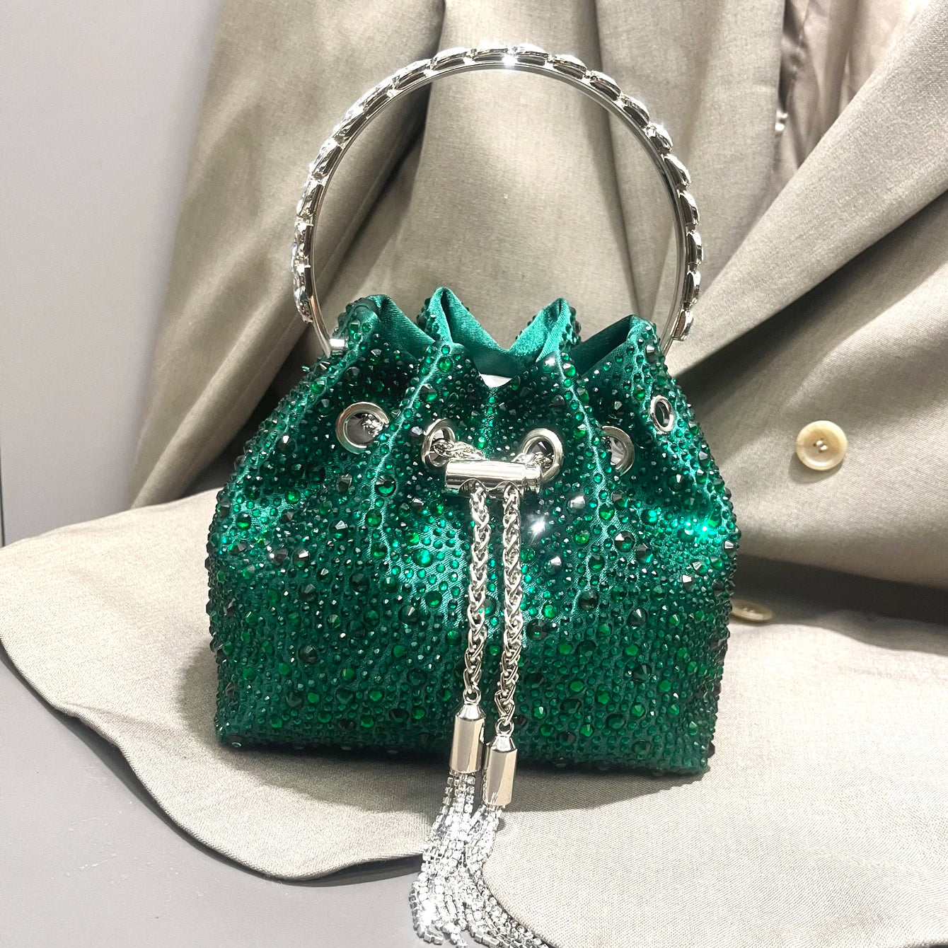 Rhinestones clutch Bag