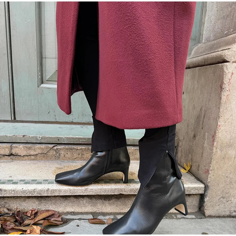 Wool Casual Long Coat