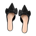 Women Mules Butterfly-knot Flats