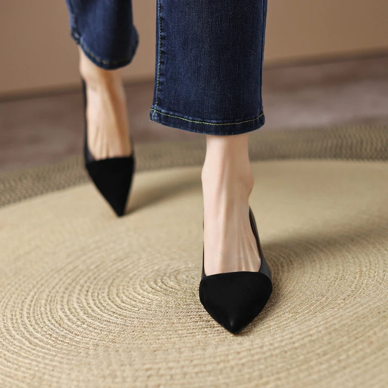 Genuine Leather Pumps