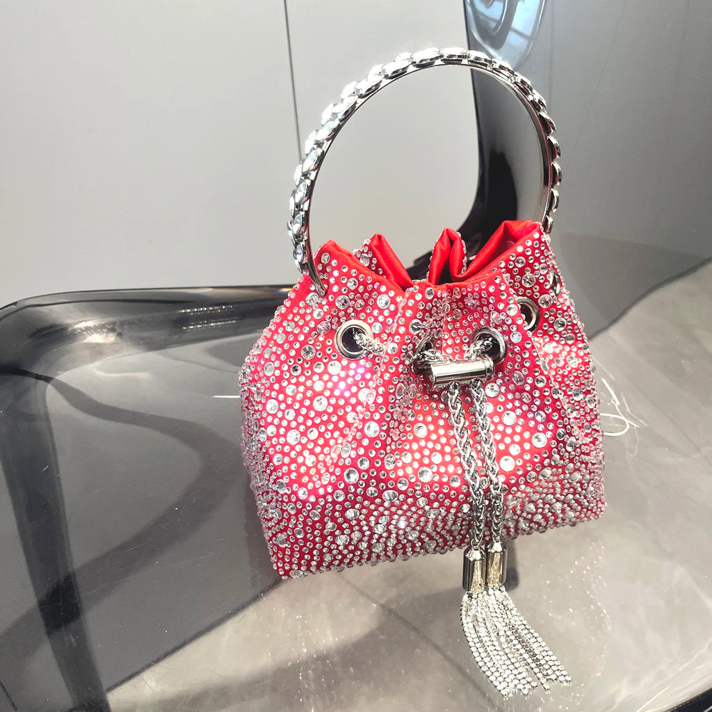 Rhinestones clutch Bag