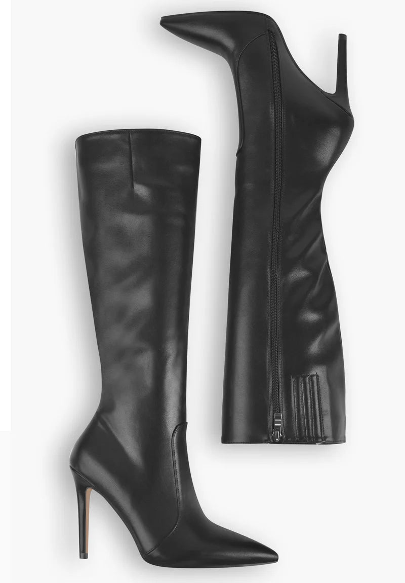 Knee High Boots Stiletto High Heels