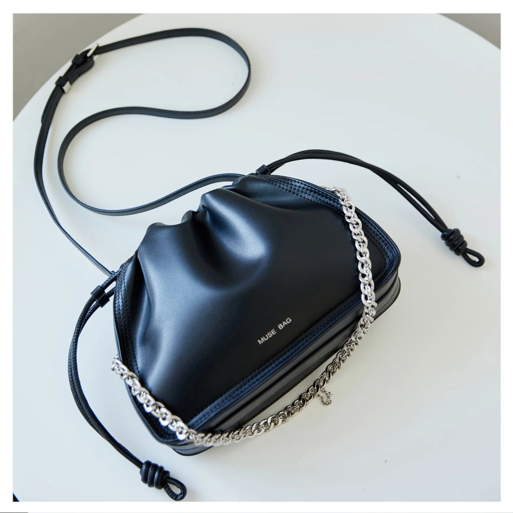 Leather Drawstring Bags