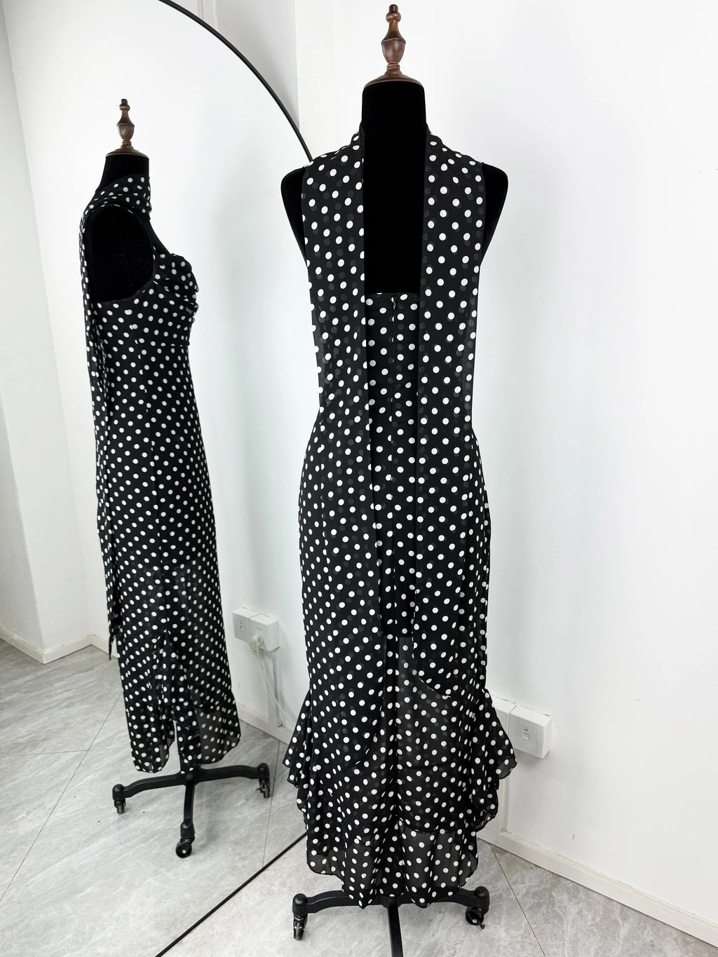 Polka Dot Long Dress