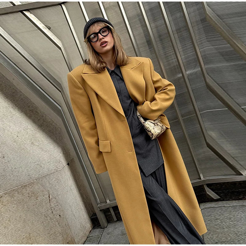 Elegant Wool Overcoat