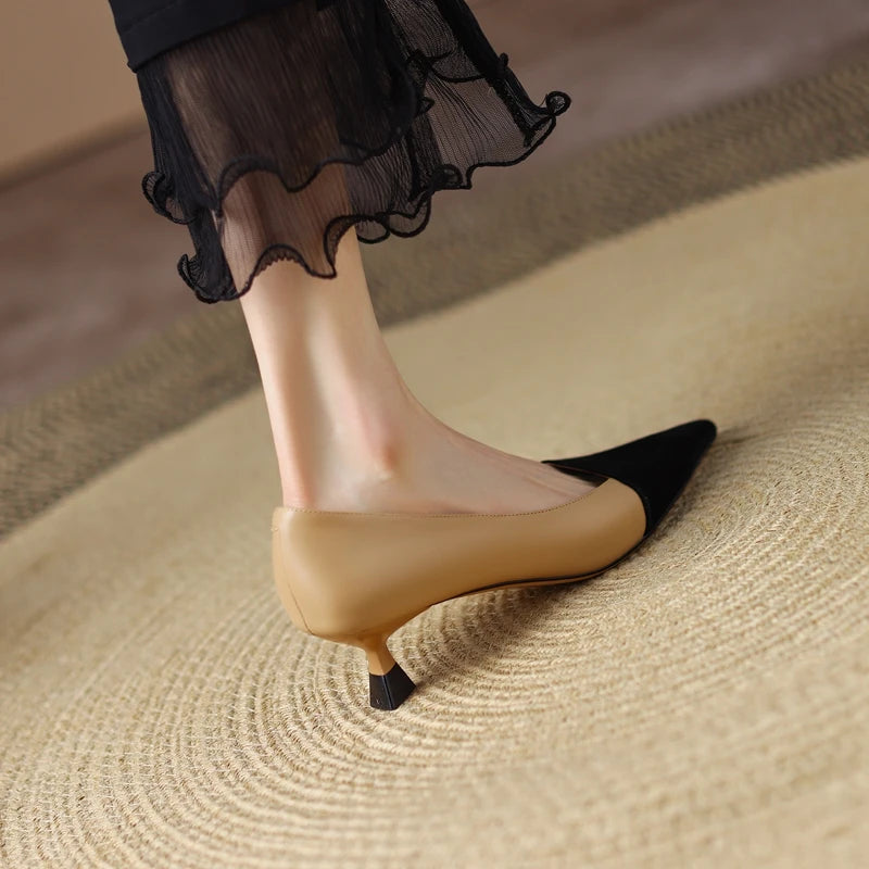 Genuine Leather Pumps