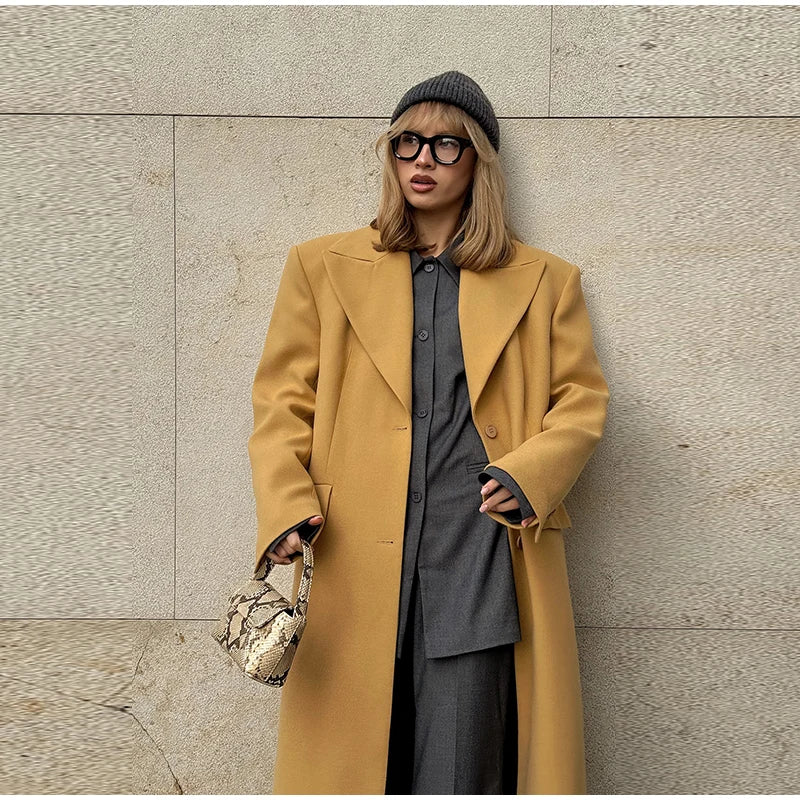 Elegant Wool Overcoat