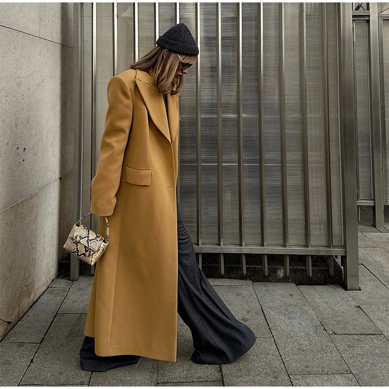 Elegant Wool Overcoat