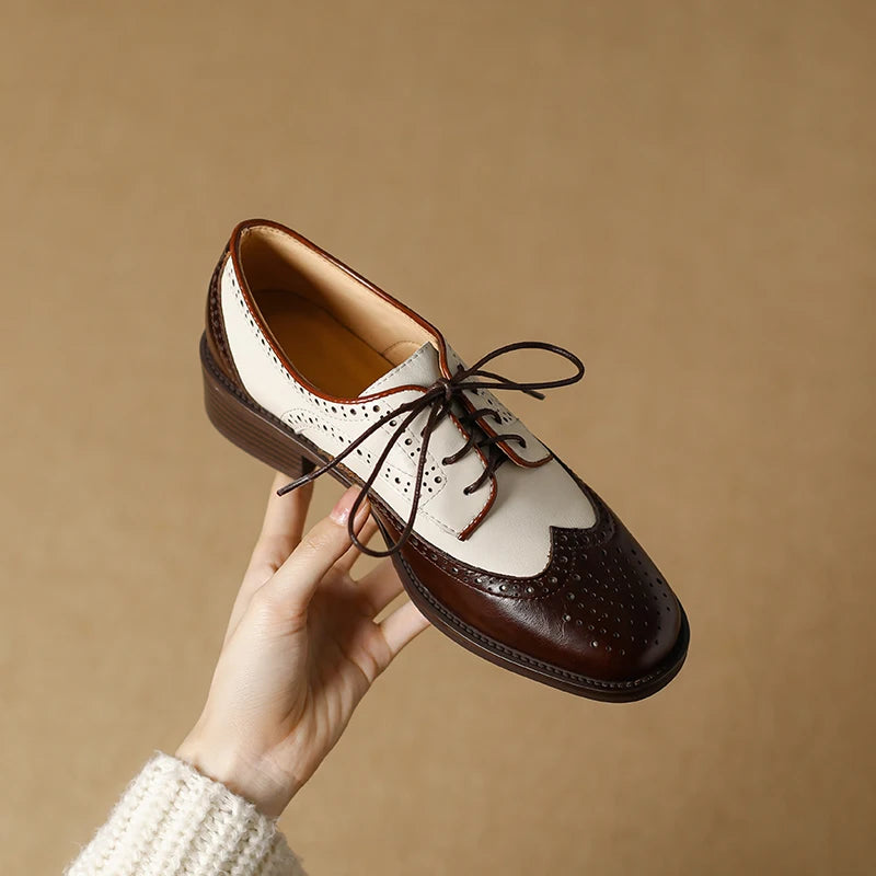 Genuine Leather Oxford Shoes