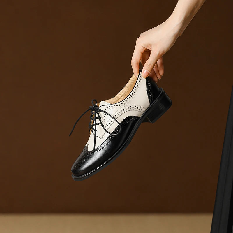 Genuine Leather Oxford Shoes