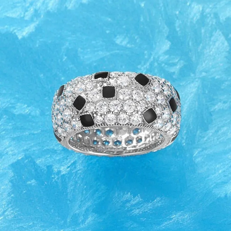 925 Sterling Silver Leopard Ring