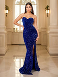 Sequin Strapless Cocktail Dresses