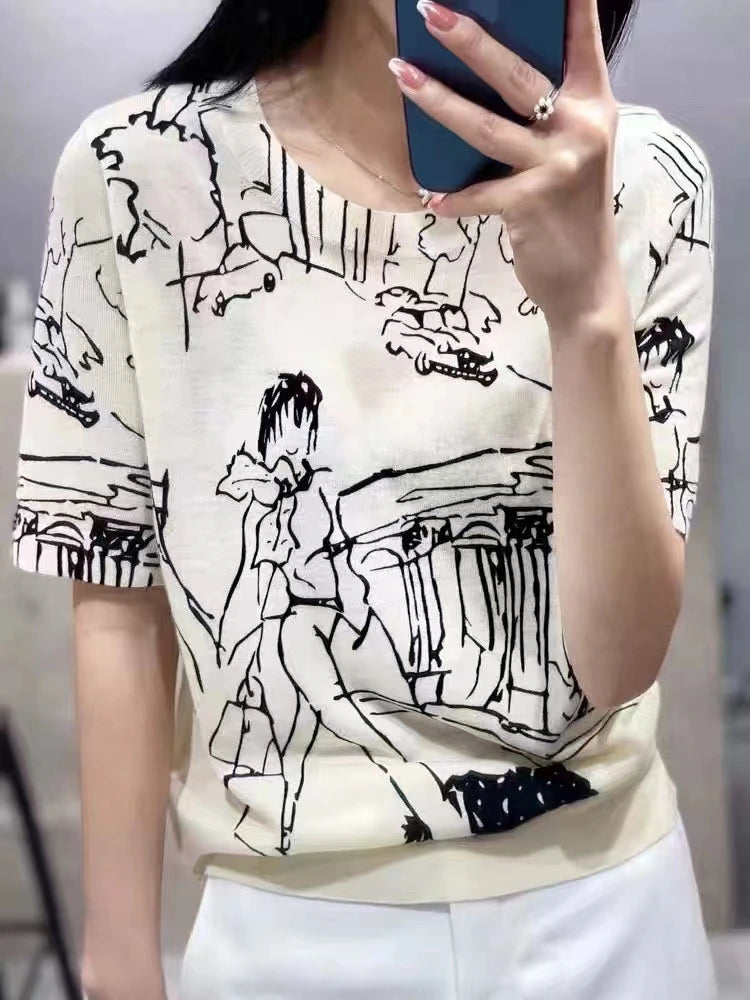 Thin Section Graffiti T-shirt