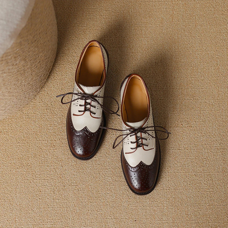 Genuine Leather Oxford Shoes