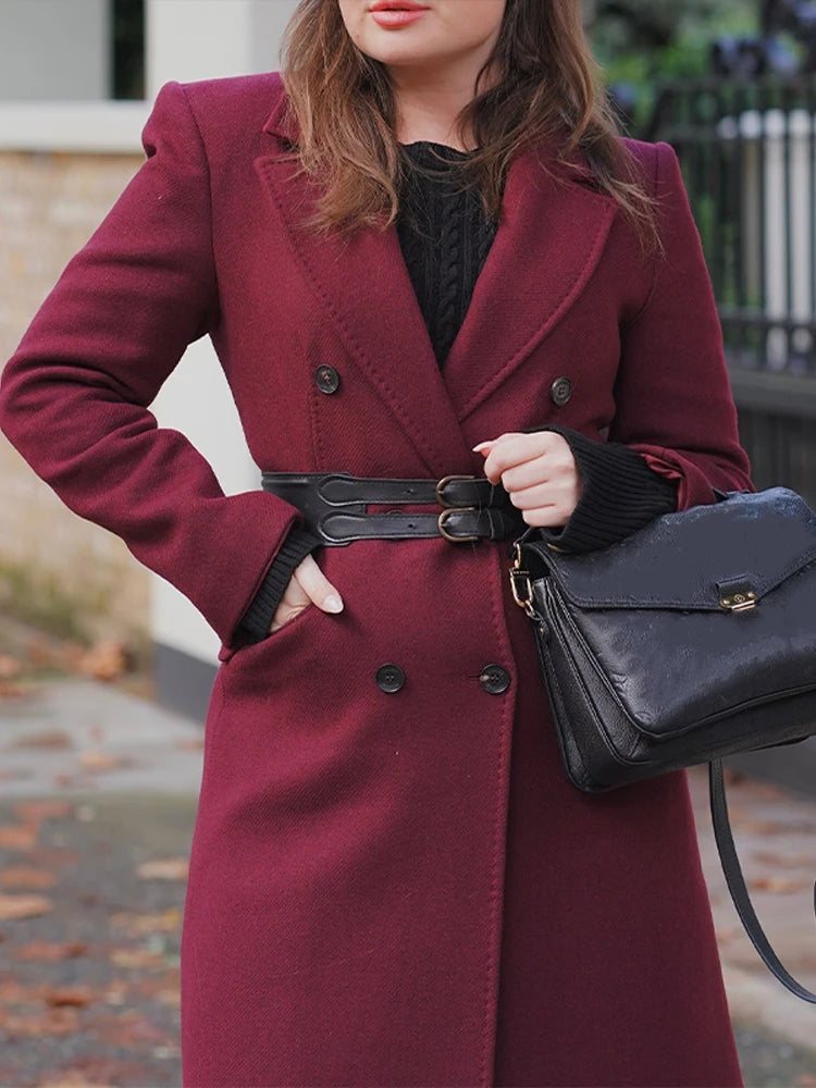 Wool Casual Long Coat