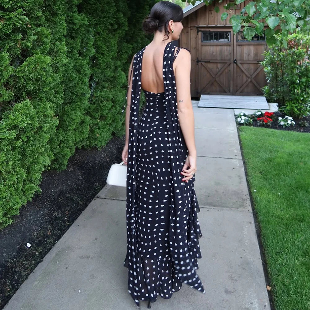 Polka Dot Long Dress