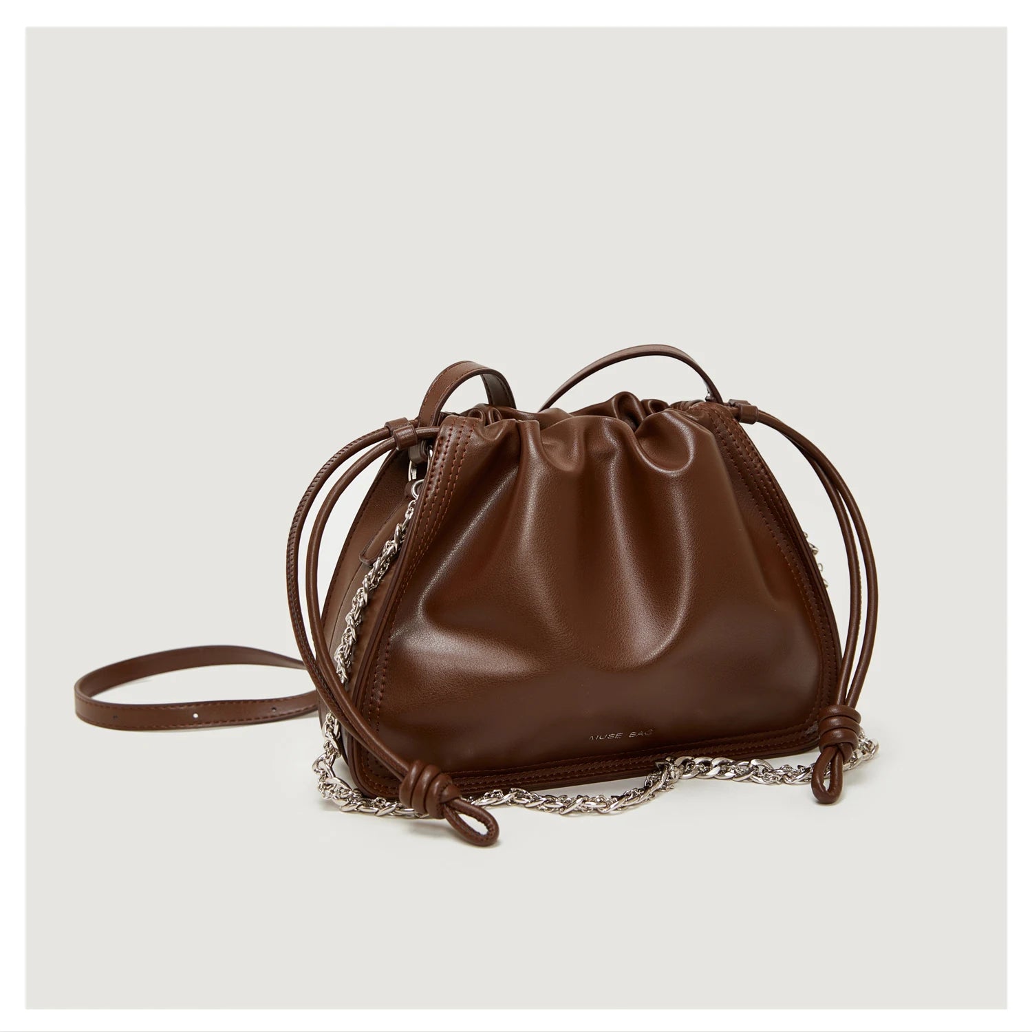 Leather Drawstring Bags