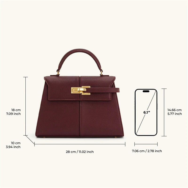 Burgundy Handbag