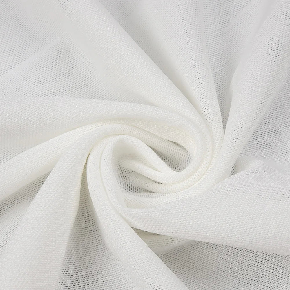 Mesh Bodycon Dress Backless