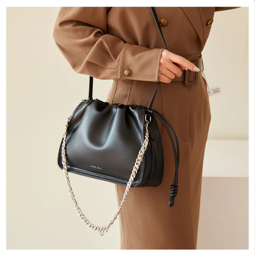 Leather Drawstring Bags