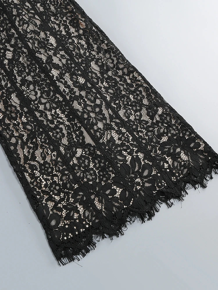 Sexy Spaghetti Strap Lace Dress