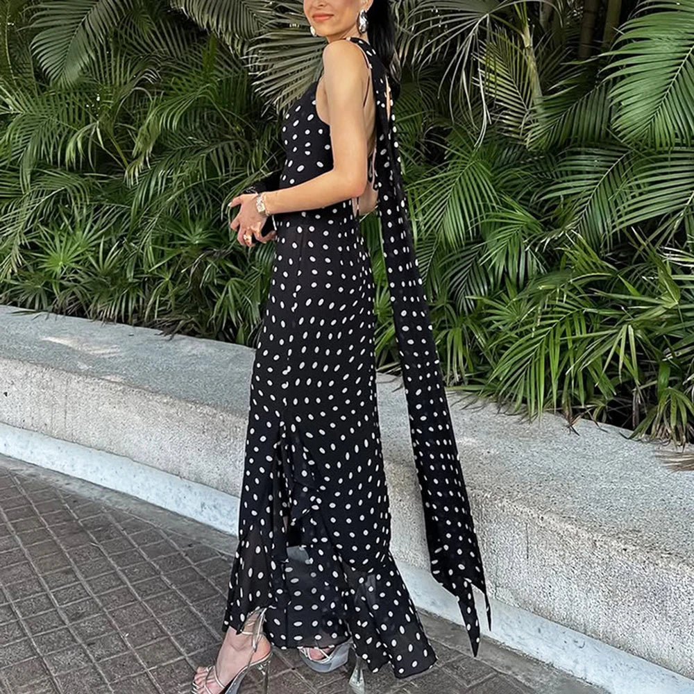 Polka Dot Long Dress