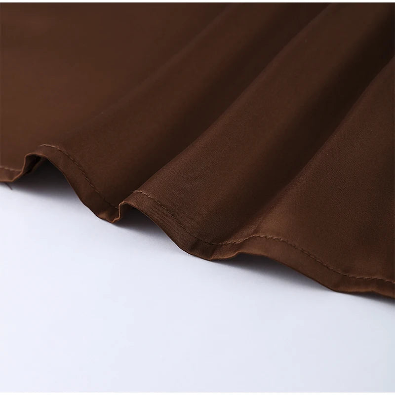 Elegant Lace Patchwork Vest Skirt Set